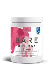Bare Biology Skinful Marine Collagen + Vitamin C Natural Strawberry Flavour 300g
