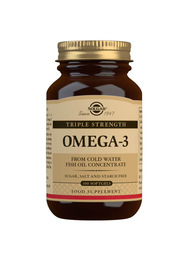 Solgar Omega-3 Fish Oil (Triple Strength) 100's