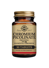Solgar Chromium Picolinate Providing 100ug Elemental Chromium 90's
