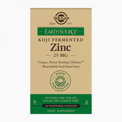 Solgar Earth Source Koji Fermented Zinc 25mg 30's