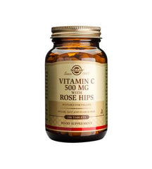 Solgar Vitamin C 500mg with Rose Hips 100's