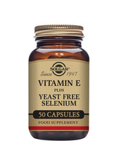 Solgar Vitamin E with Yeast Free Selenium 50's