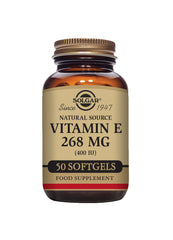 Solgar Vitamin E 268mg (400iu) 50's (Vegetable Softgels)