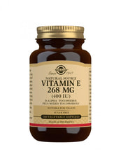 Solgar Natural Source Vitamin E 268mg (400iu) 100 Vegetable Softgels