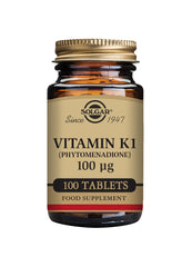 Solgar Vitamin K1 (Phytomenadione) 100ug 100's