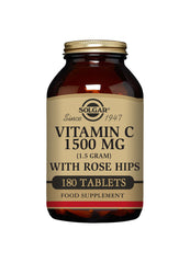 Solgar Vitamin C 1500mg with Rose Hips 180's