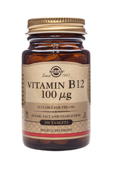 Solgar Vitamin B12 100ug (Tablets) 100's