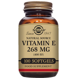 Solgar Natural Source Vitamin E 268mg (400iu) 100 Softgels
