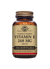 Solgar Natural Source Vitamin E 268mg (400iu) 250 Softgels