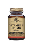 Solgar Natural Source Vitamin E 671mg (1000iu) 100 Softgels
