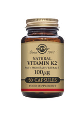 Solgar Natural Vitamin K2 100ug 50's