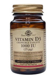 Solgar Vitamin D3 Chewable 1000iu (25ug) 100's