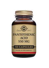 Solgar Pantothenic Acid 550mg 50's