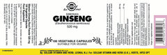 Solgar Siberian Ginseng 520mg 100's