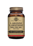 Solgar L-Arginine L-Ornithine 500/250mg 50's