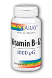 Solaray Vitamin B-12 1000mcg 30's