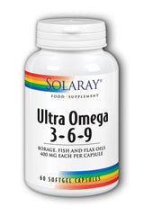 Solaray Ultra Omega 3-6-9 60's