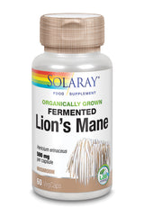 Solaray Organically Grown Fermented Lions Mane Mushroom 60's