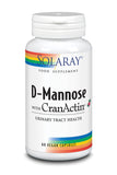 Solaray D-Mannose with Cranberry Extract (Cranactin) + Vitamin C 60's