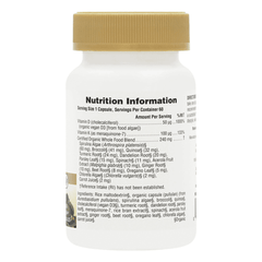 NaturesPlus Source of Life Garden Vit D3 & K2 50ug (2000iu) / 100ug 60s