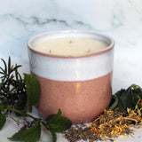 Herbal Alchemy Essential Oil Candle | Large Pink Ceramic | 500g