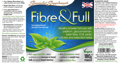 Specialist Supplements Fibre & Full 180g