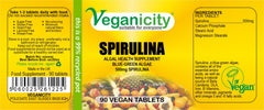Veganicity Spirulina 500mg