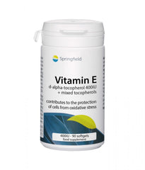 Springfield Nutraceuticals Vitamin E d-alpha tocopherol 400iU 90's