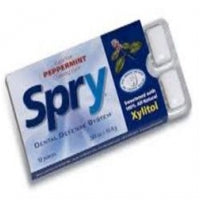 Spry Natural Peppermint Chewing Gum 10's