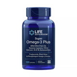 Super Omega-3 Plus EPA/DHA with Sesame Lignans, Olive Extract, Krill & Astaxanthin - 120 Softgels | Life Extension