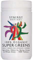 Synergy Natural Super Greens (100% Organic) 1000's
