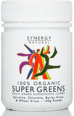Synergy Natural Super Greens (100% Organic) 100g