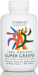 Synergy Natural Super Greens (100% Organic) 500's