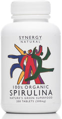 Synergy Natural Spirulina 500mg (100% Organic) 200's (tablets)
