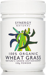 Synergy Natural Wheat Grass (100% Organic) 100g