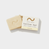 Fierce Nature Tallow Bar Soap Shampoo Shave Unscented 80g