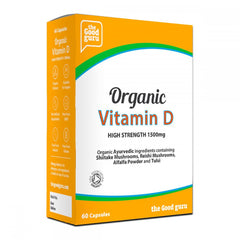 the Good guru Organic Vitamin D High Strength 1500mg 60's