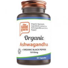 the Good guru Organic Ashwagandha + Organic Black Pepper 30's