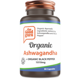 the Good guru Organic Ashwagandha + Organic Black Pepper 90's