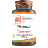 the Good guru Organic Turmeric + Ginger & Black Pepper 90's