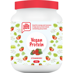 the Good guru Vegan Protein Strawberry 500g