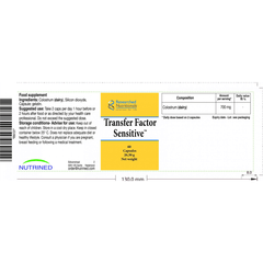 Researched Nutritionals Transfer Factor Sensitive 60s