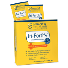 Researched Nutritionals Tri-Fortify Orange Liposomal Glutathione 20s