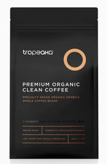 Tropeaka Premium Organic Clean Coffee (Whole Coffee Beans) 200g