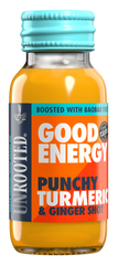 Unrooted Good Energy Punchy Turmeric & Ginger Shot 60ml SINGLE