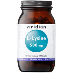 Viridian L-Lysine 500mg 90's