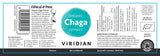 Viridian Organic Chaga Extract 30's