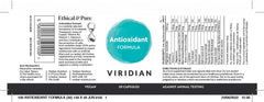 Viridian Antioxidant Formula 30's
