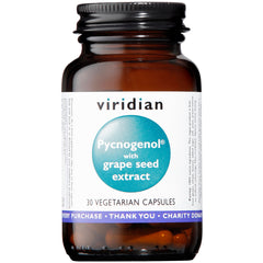 Viridian Pycnogenol with Grape Seed Extract 30's