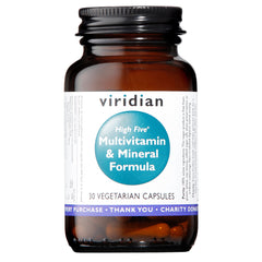 Viridian HIGH FIVE Multivitamin & Mineral Formula 30's